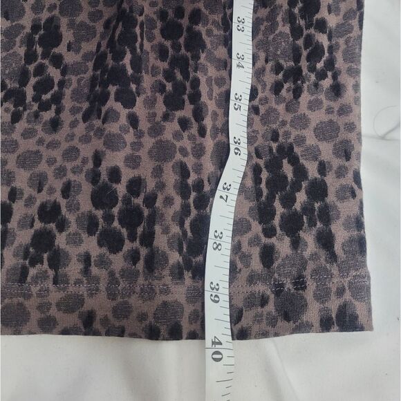 NEW Banana Republic animal print wool blend cowl‎ neck dress S - Picture 11 of 12